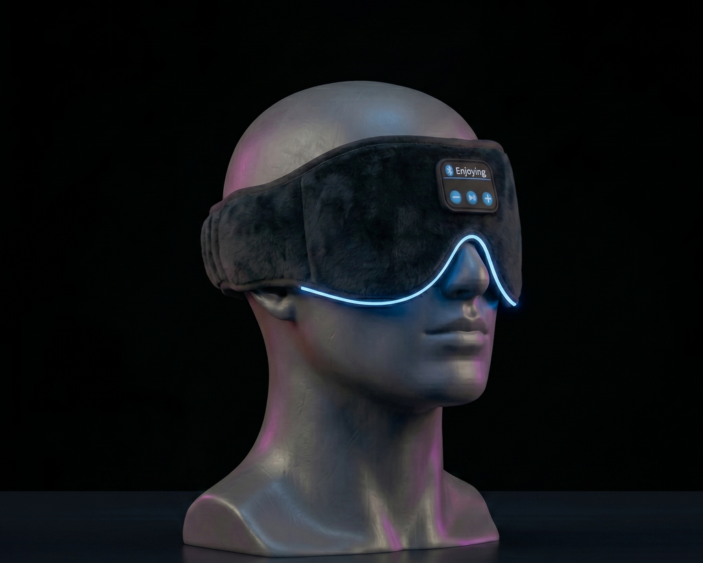 Mask For Sleep Headphones Bluetooth 3D Eye Mask Music Play Sleeping Headphones with Built-in HD Speaker