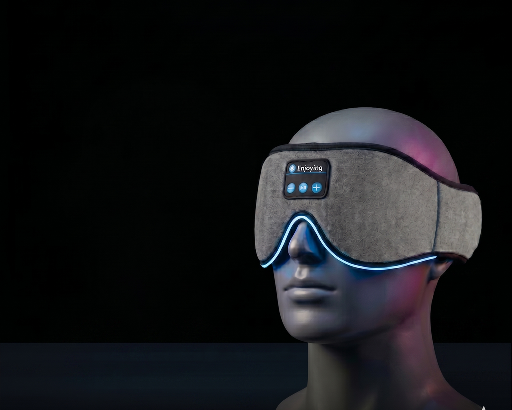 Mask For Sleep Headphones Bluetooth 3D Eye Mask Music Play Sleeping Headphones with Built-in HD Speaker