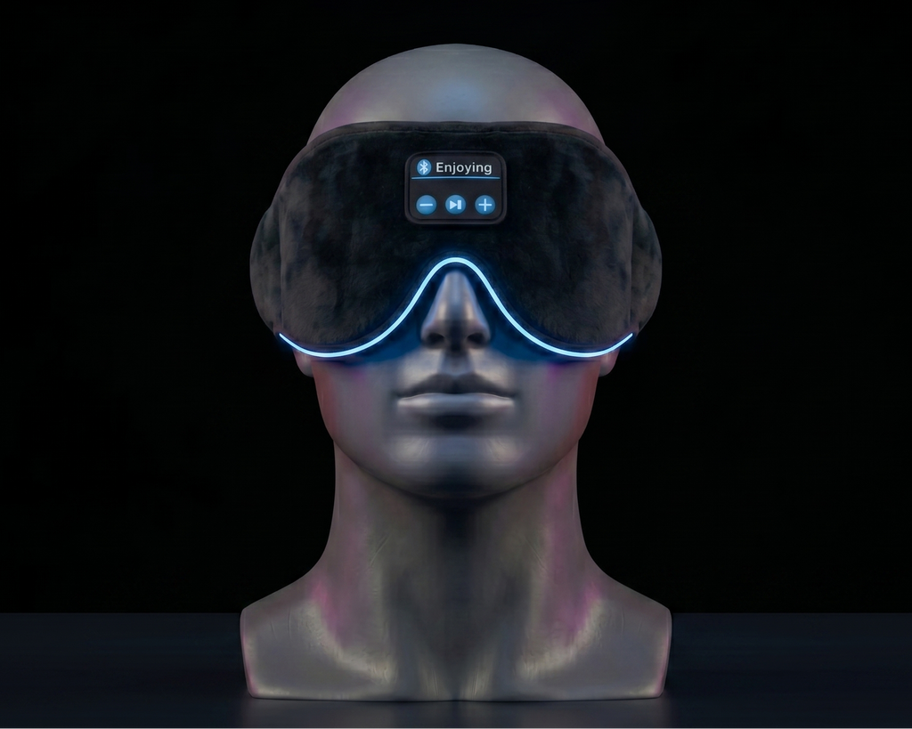 Mask For Sleep Headphones Bluetooth 3D Eye Mask Music Play Sleeping Headphones with Built-in HD Speaker